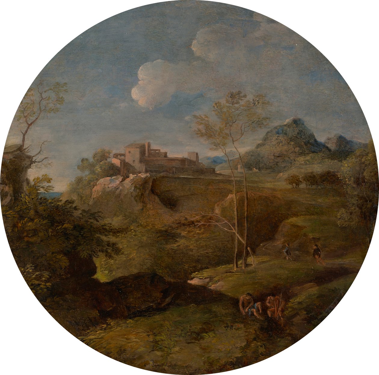 ideal manzara by Johann Georg von Dillis