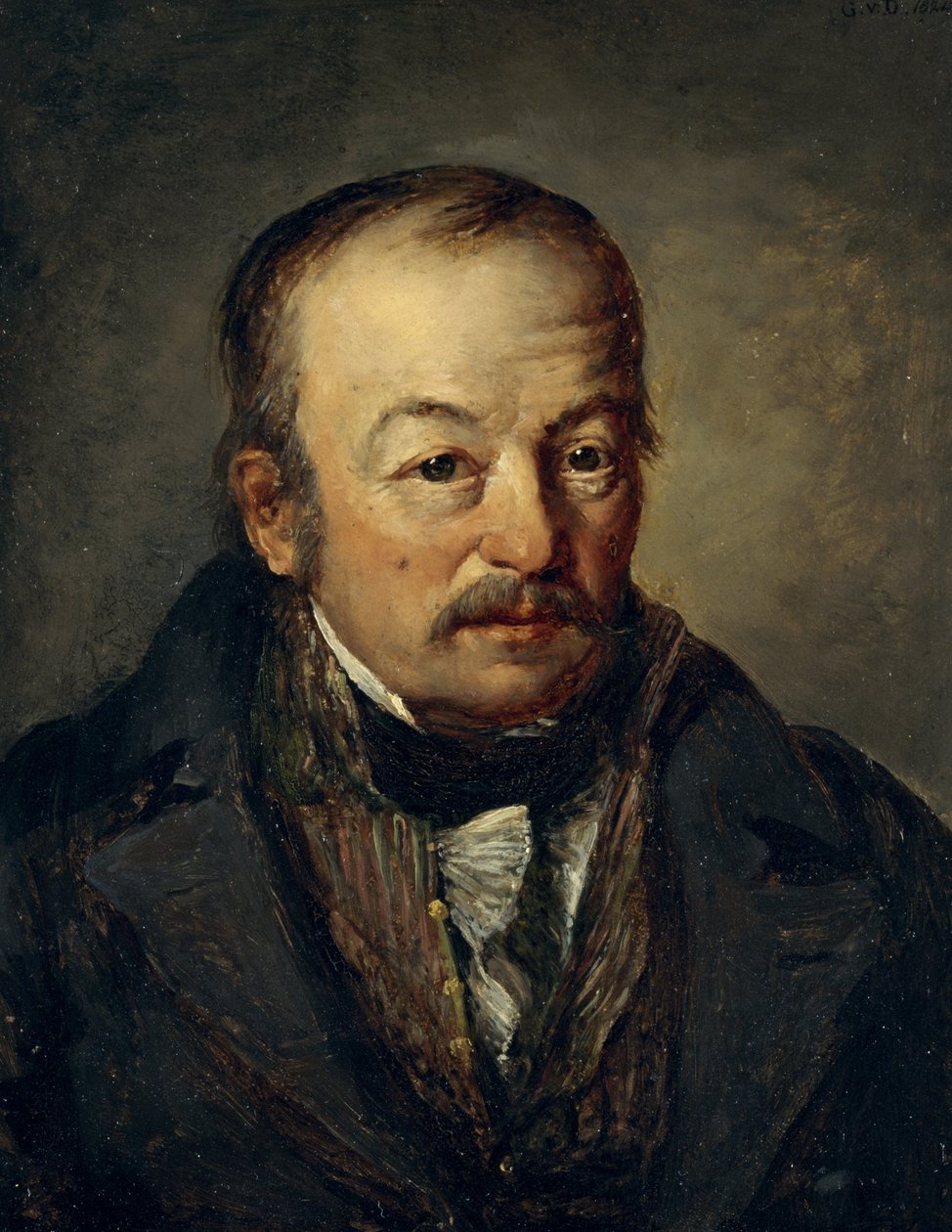 Wolfgang Dillis, sanatçının kardeşi by Johann Georg von Dillis