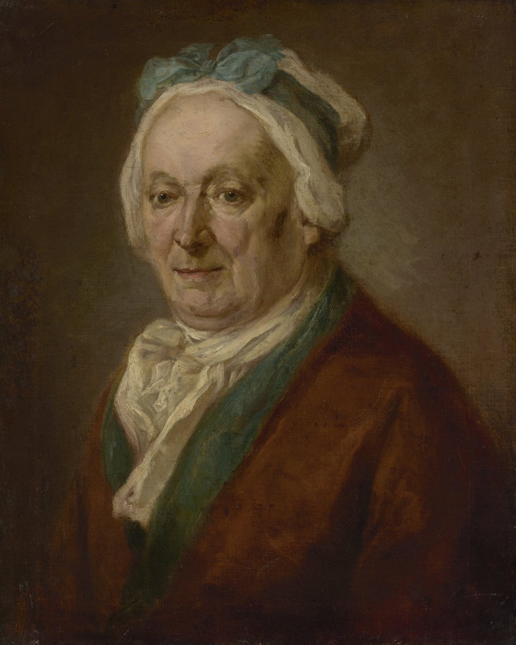 Uykucu bir adam portresi by Johann Georg von Edlinger