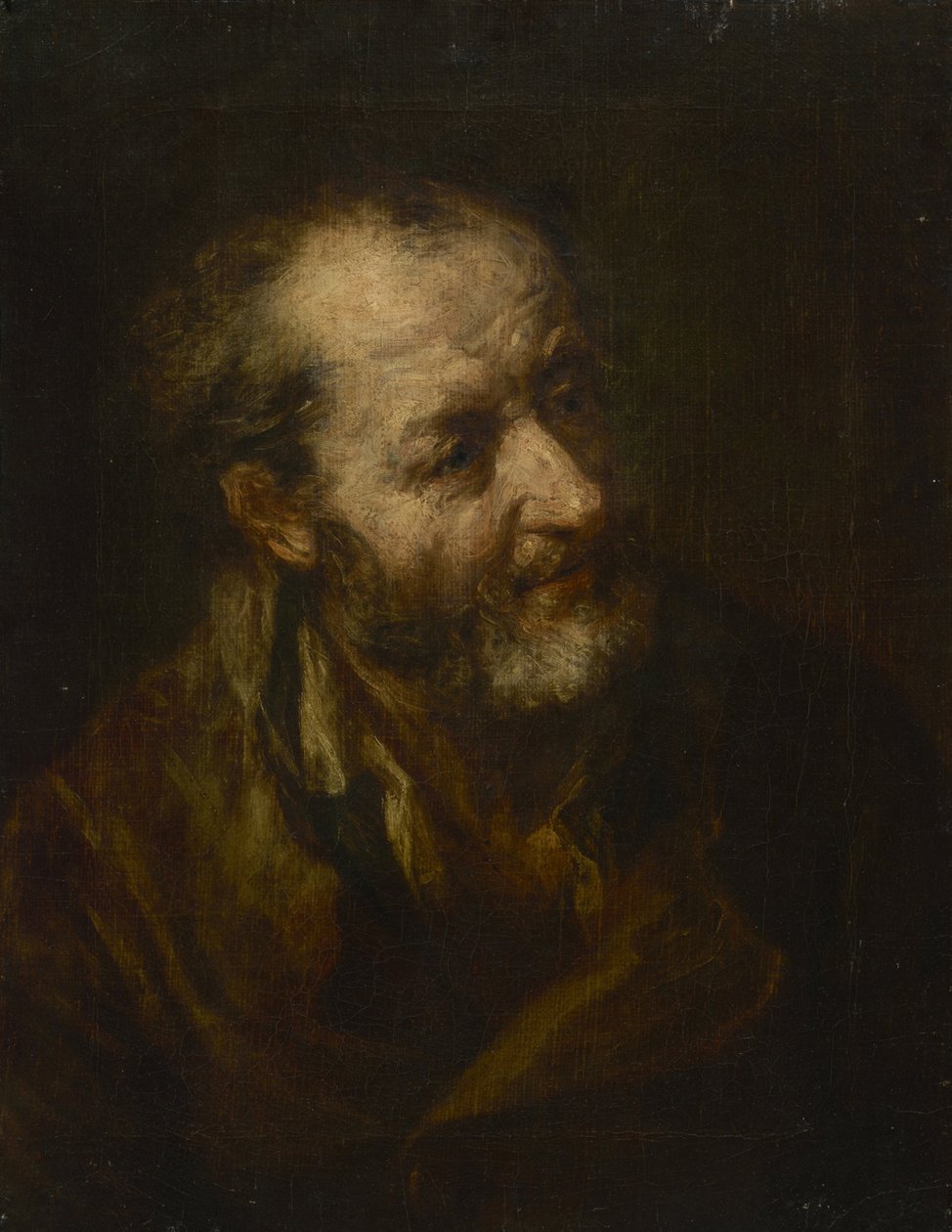 Yaşlı Bir Adamın Portresi by Johann Georg von Edlinger