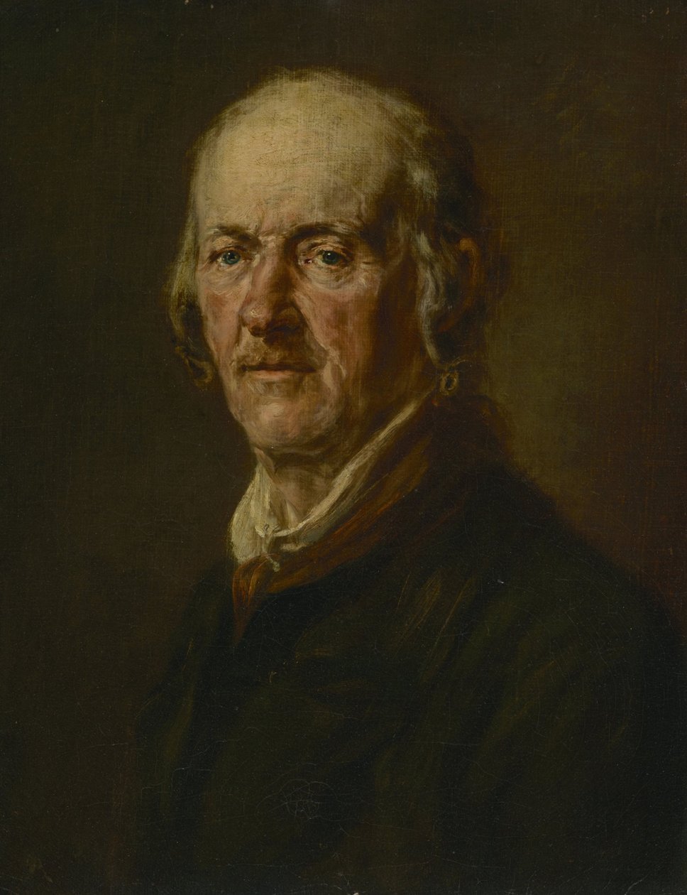 Yaşlı Bir Adamın Portresi by Johann Georg von Edlinger