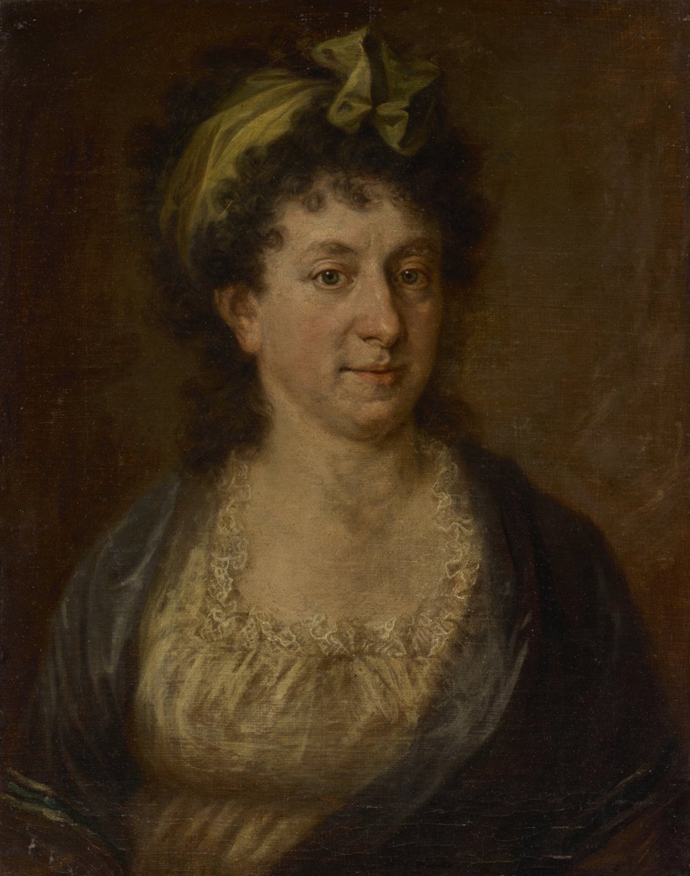 bir bayanın portresi by Johann Georg von Edlinger