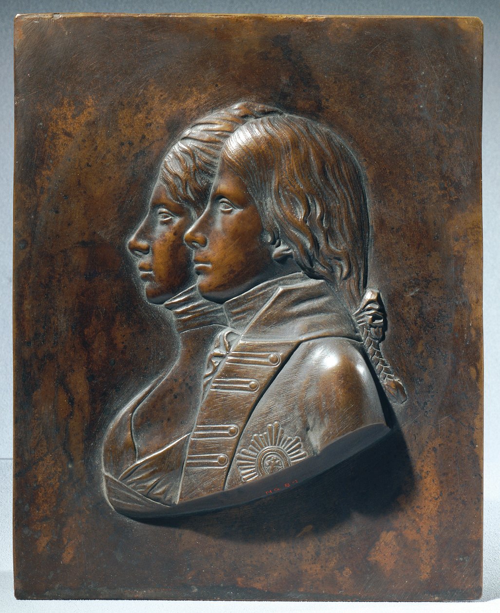 Frederick William III. eşi Luise von Mecklenburg-Strelitz ile Veliaht Prens olarak by Johann Gottfried Schadow