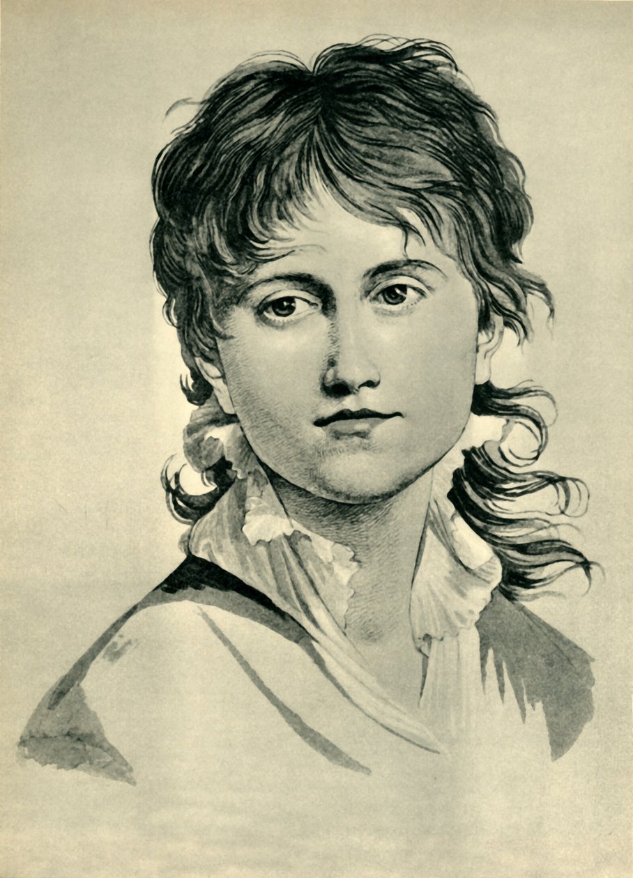 Genç bir kadının başı, 1804, 1943. by Johann Gottfried Schadow