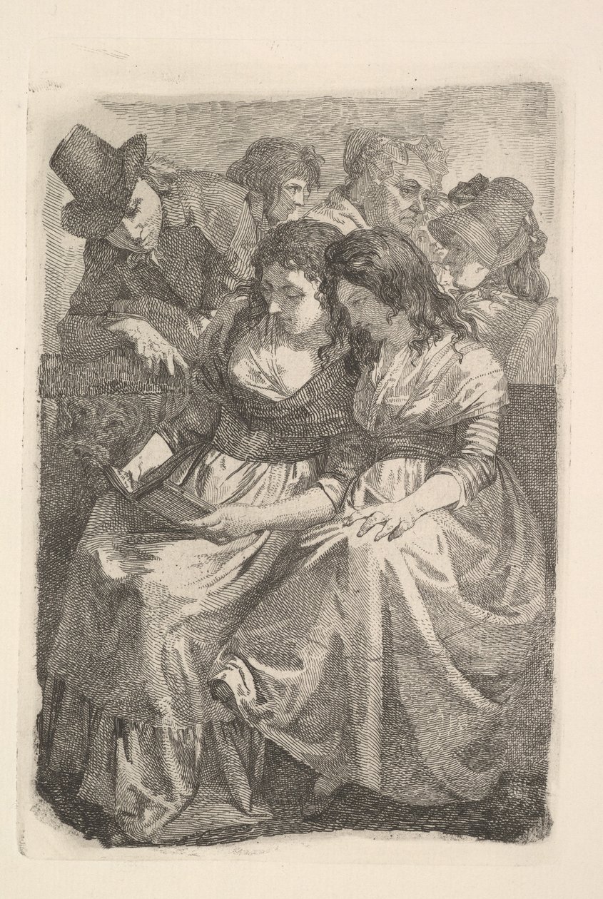 Schadow ve Ailesi, 1925. by Johann Gottfried Schadow