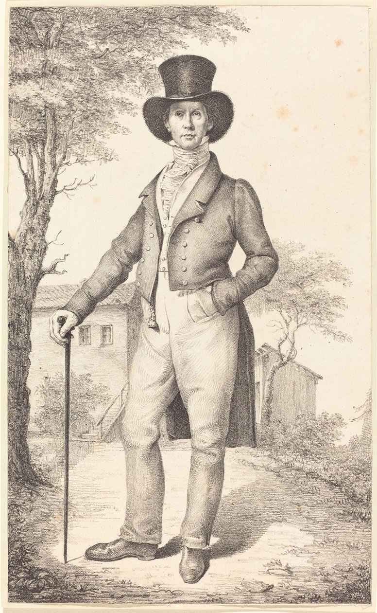 Kıdemli Devlet Denetçisi Rudolf Schadow (Sanatçının Kardeşi) by Johann Gottfried Schadow