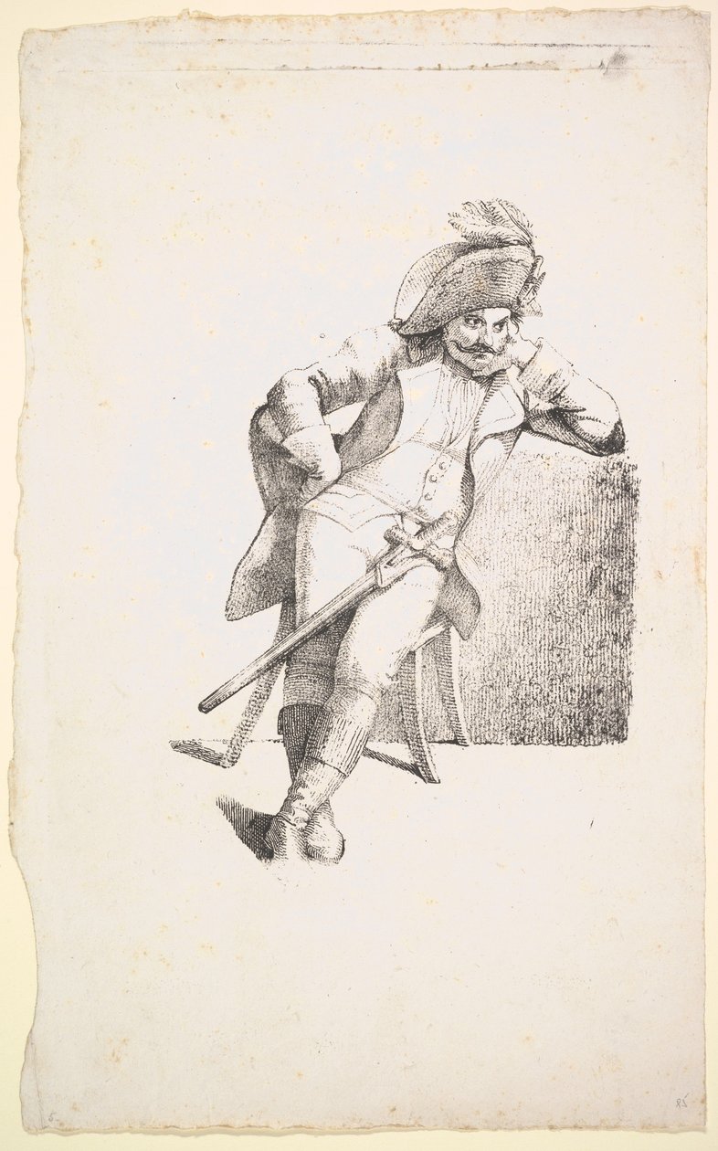 Düşünceli Kaptan, 1822. by Johann Gottfried Schadow