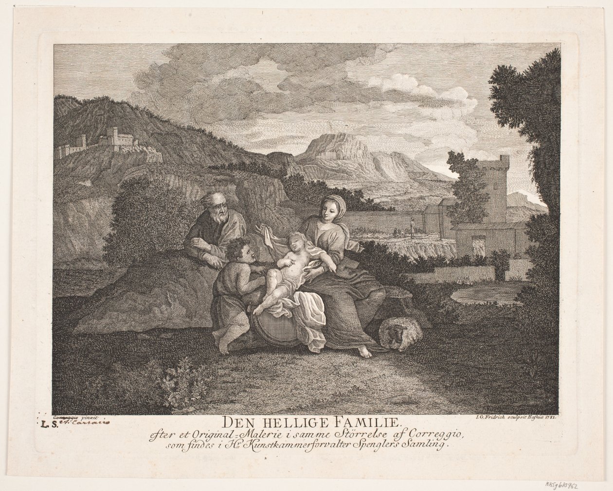 Kutsal Aile by Johann Gottlieb Friedrich