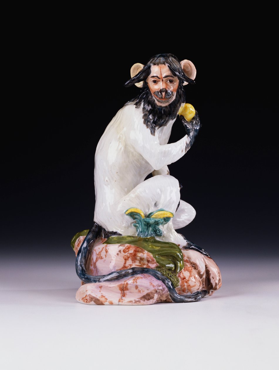 Maymun Meissen modeli, c.1735 by Johann Gottlob Kirchner