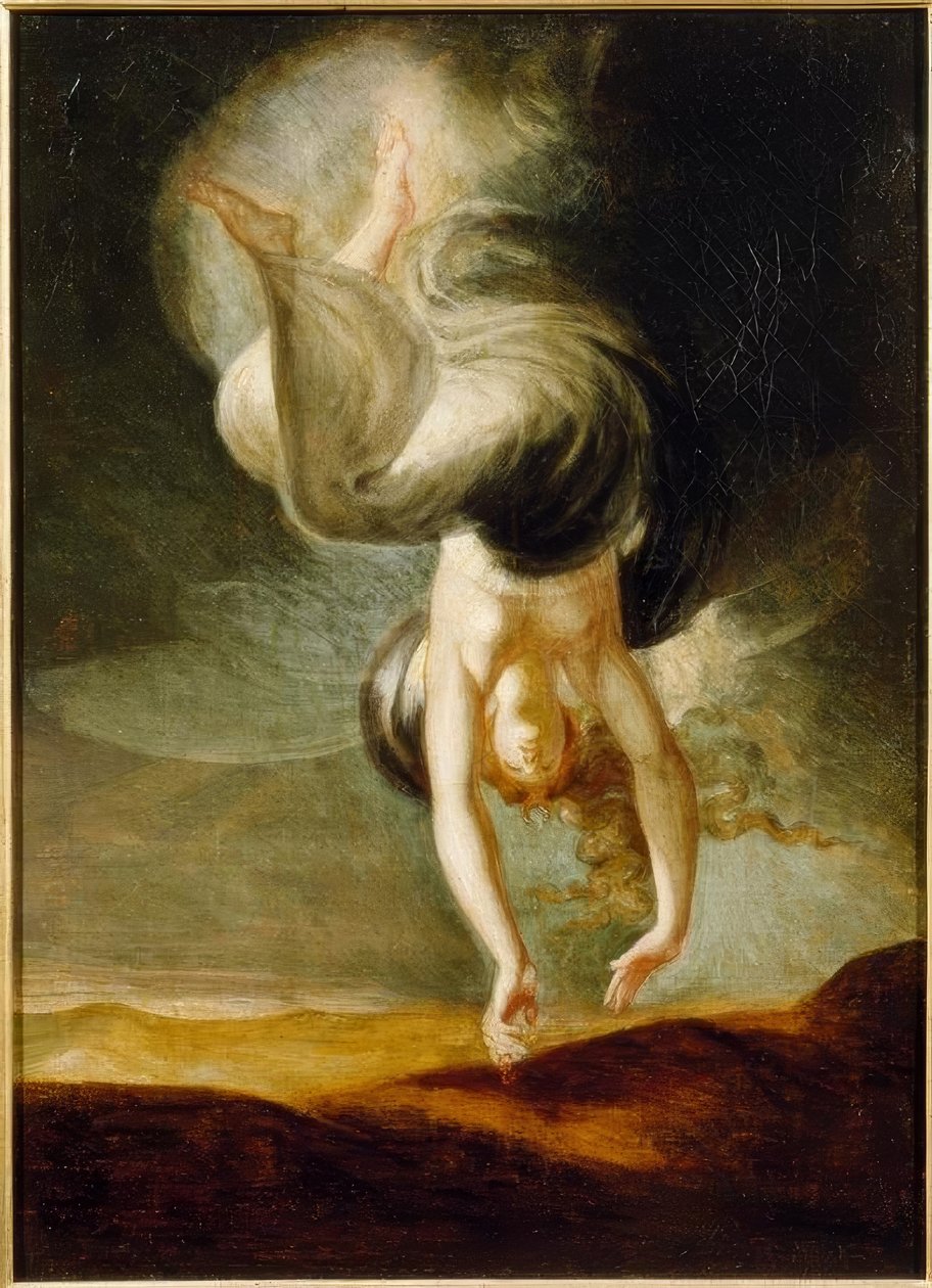 Titania sahilde sihirli yüzüğü bulur by Johann Heinrich Füssli