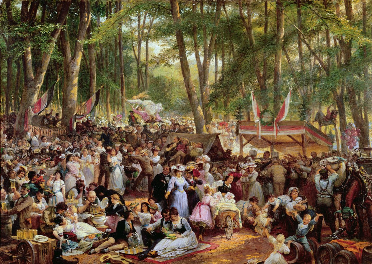 1871 ಟರ್ಕ್‌ನಲ್ಲಿ ವಾಲ್ಡ್‌ಚೆಸ್ಟಾಗ್ by Johann Heinrich Hasselhorst