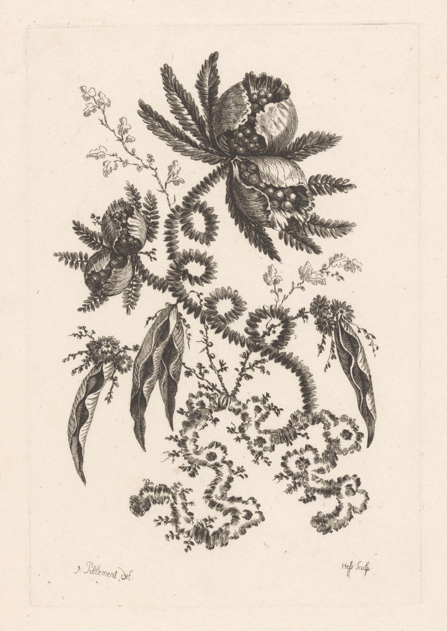 çilek ile çiçekler Fleures Barok (dizi adı) by Johann Heinrich  Hess