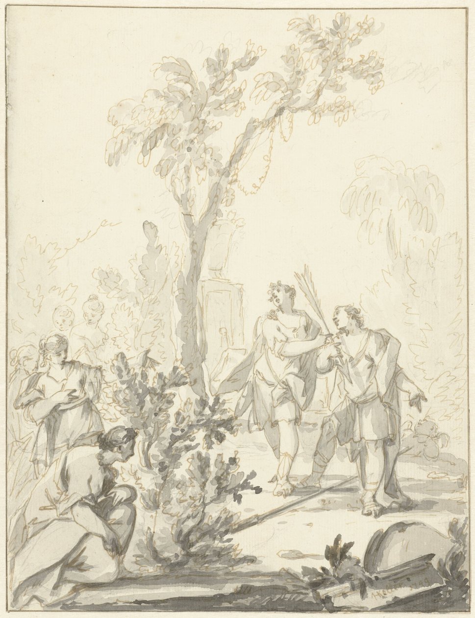 alegorik temsil by Johann Heinrich Keller (II)