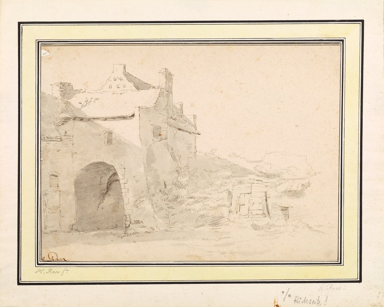 Mimari çalışma by Johann Heinrich Roos