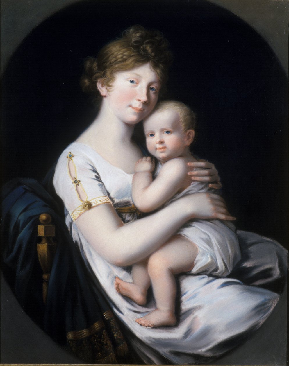 Veliaht Prenses Luise von Preussen ve Veliaht Prens Friedrich Wilhelm IV, 1796 by Johann Heinrich Schroder