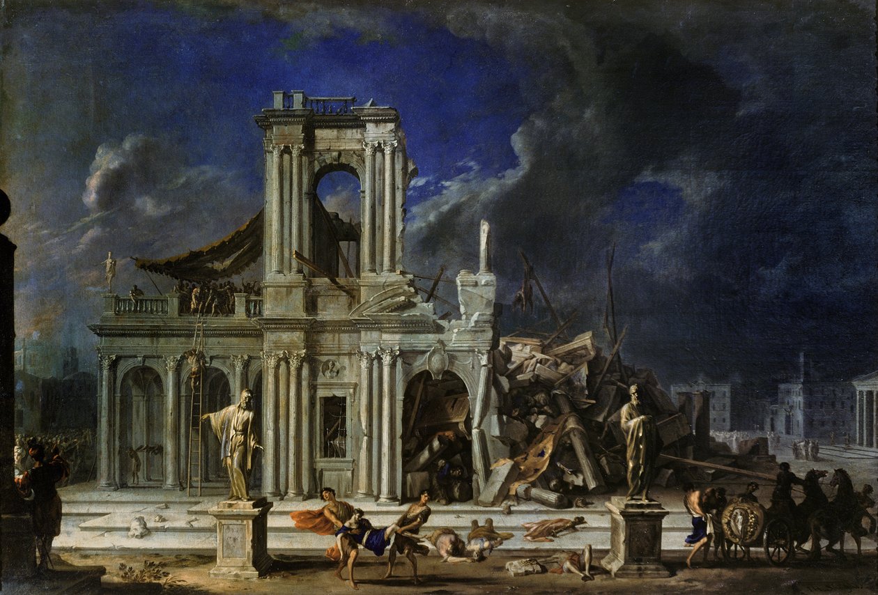 Şimşon Filistlileri vuruyor, c.1633-34 by Johann Heinrich Schönfeld