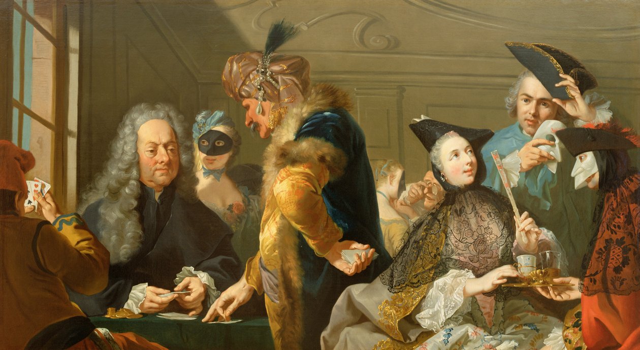Fuayedeki Kumarbazlar by Johann Heinrich Tischbein