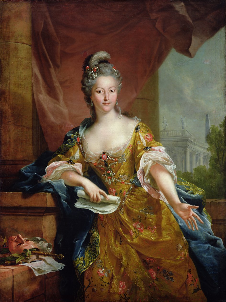 Aktris Matmazel Evrard, c.1770-80 by Johann Heinrich Tischbein