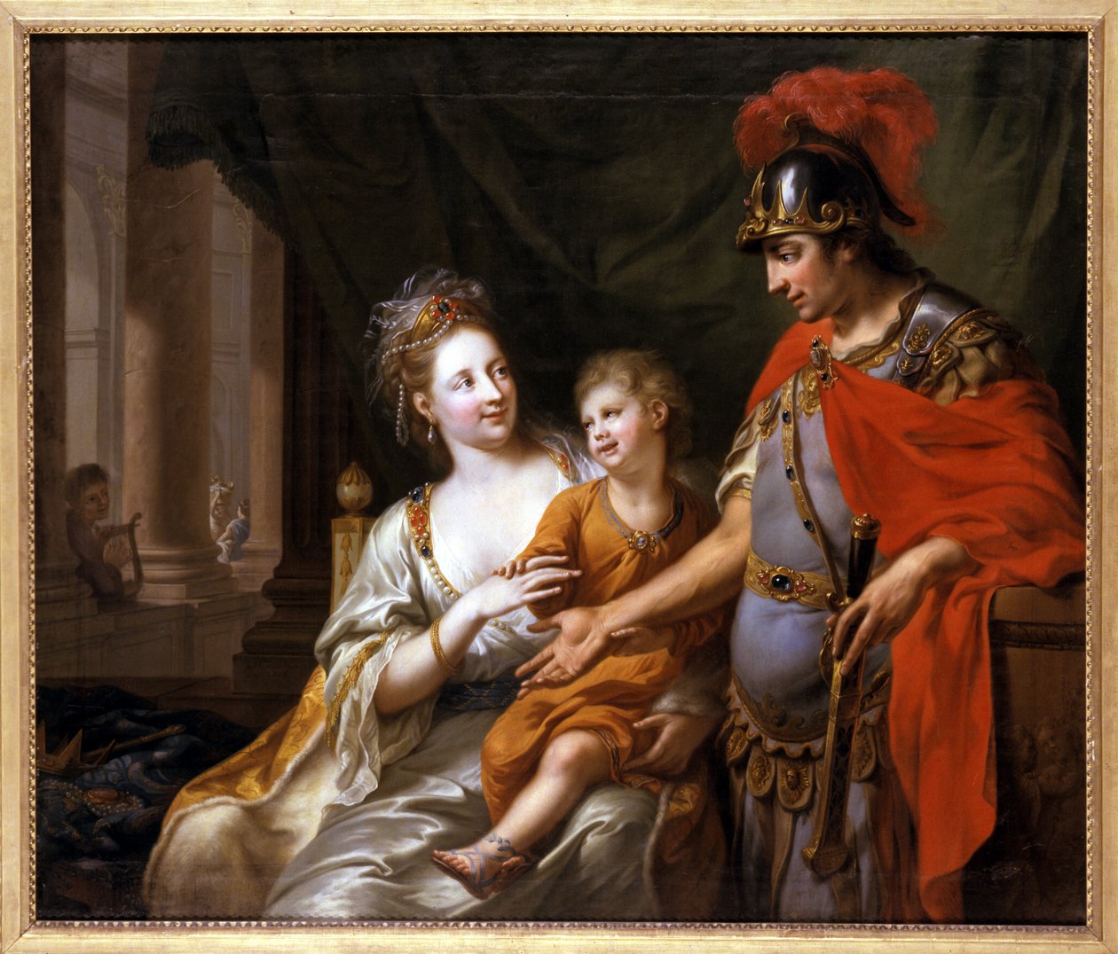 Hectors Kalkış, 1776 by Johann Heinrich Wilhelm Tischbein