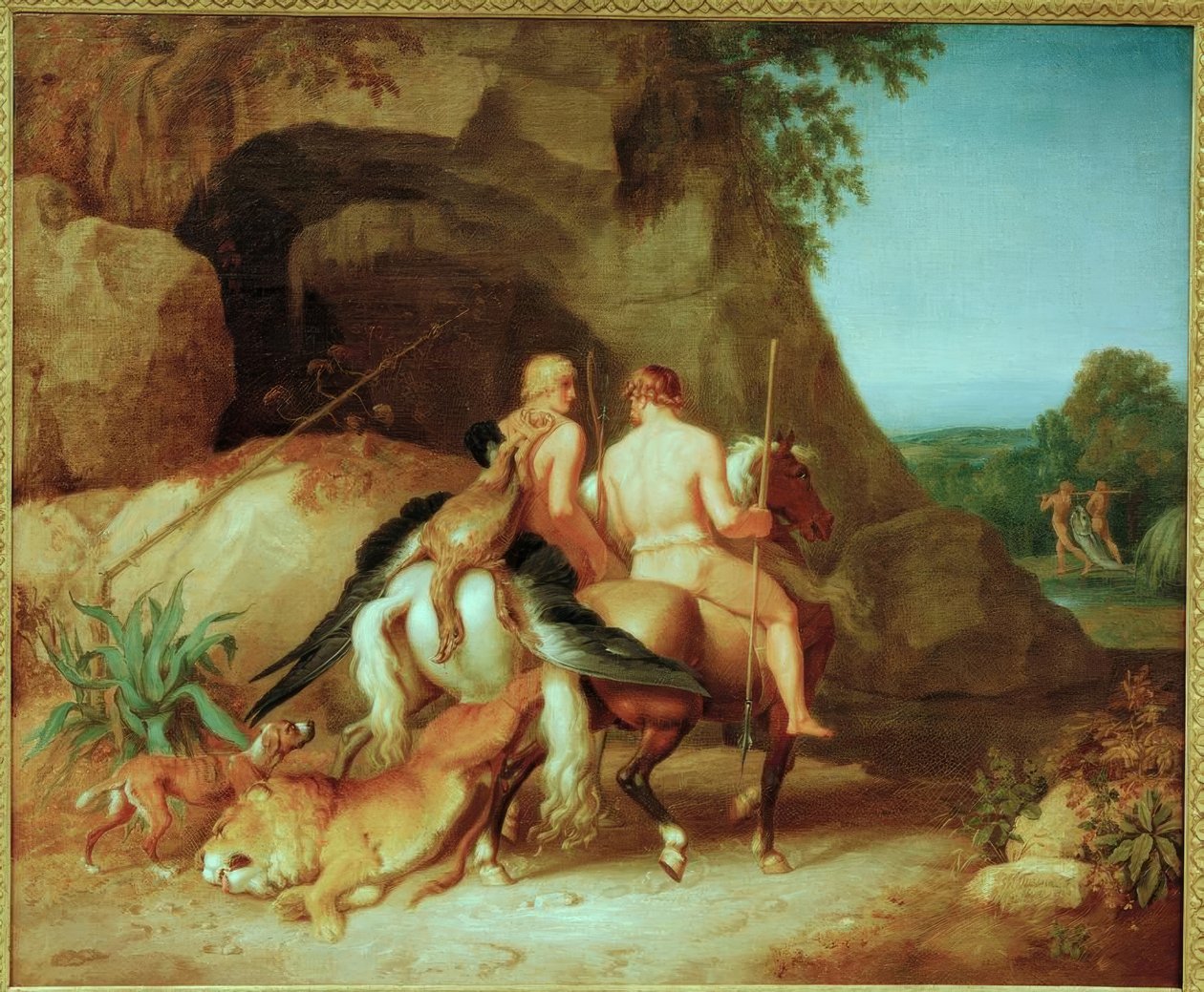Kastor ve Pollux - Adamın gücü by Johann Heinrich Wilhelm Tischbein