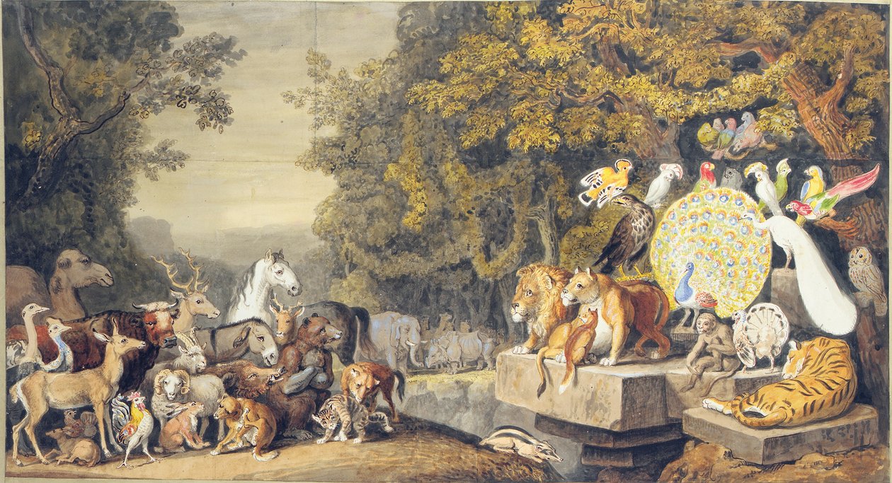 Hayvanlar Avlusu, Goethe