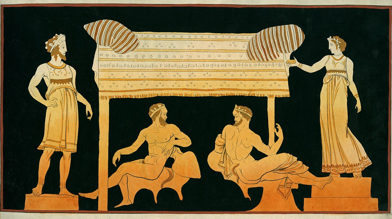 satirler Dionysos ve Demeter