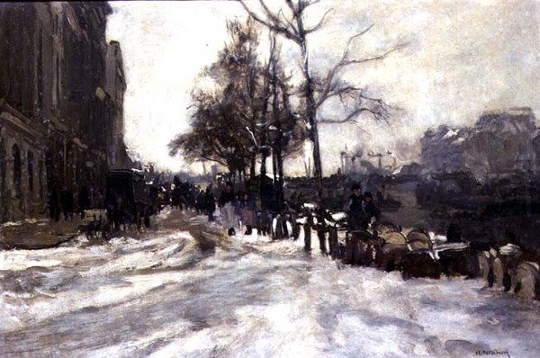 Kış, Rotterdam by Johann Hendrik Mastenbroek