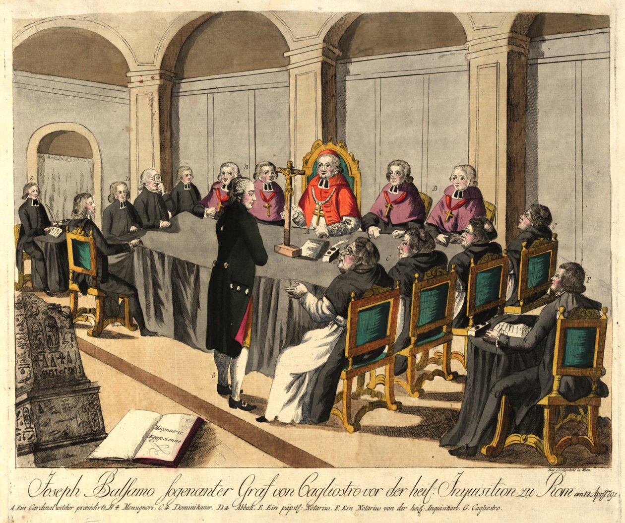 Joseph Balsamo, Kont de Cagliostro, 14 Nisan 1791, 1791