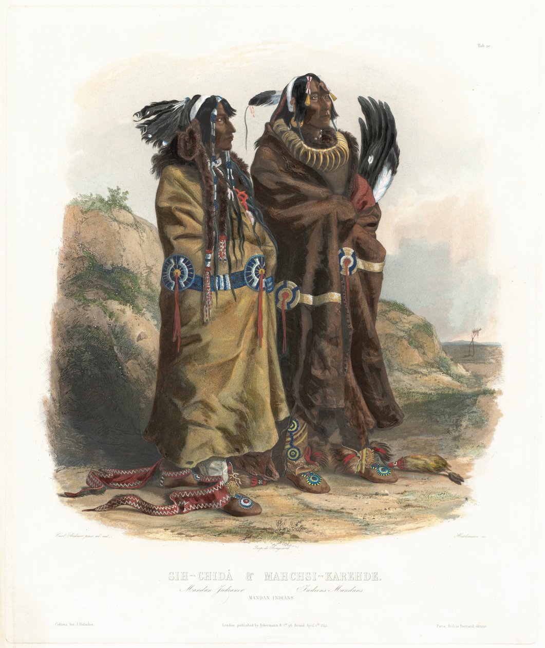 Sih-Chidä ve Mahchsi-Karehde by Johann Hürlimann, after Karl Bodmer