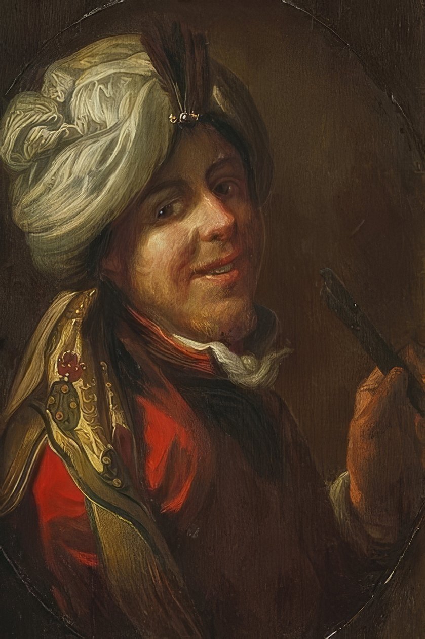 Genç bir Türk portresi. 1650 civarında by Johann Hulsman