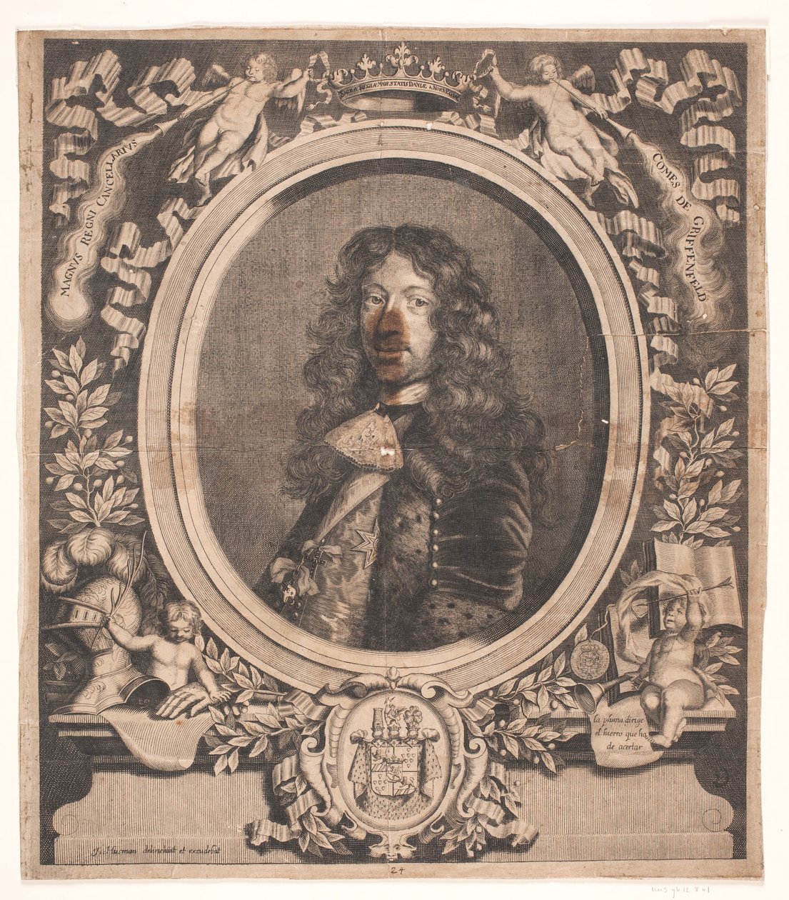 Griffenfeld Şansölye olarak by Johann Husman