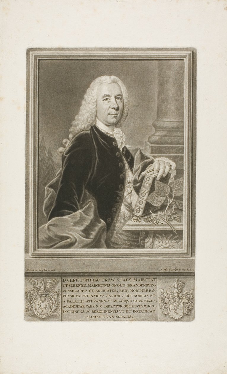 D. Christopher Jacob Trew, Seçilmiş Bitkilerden by Johann Jacob Haid