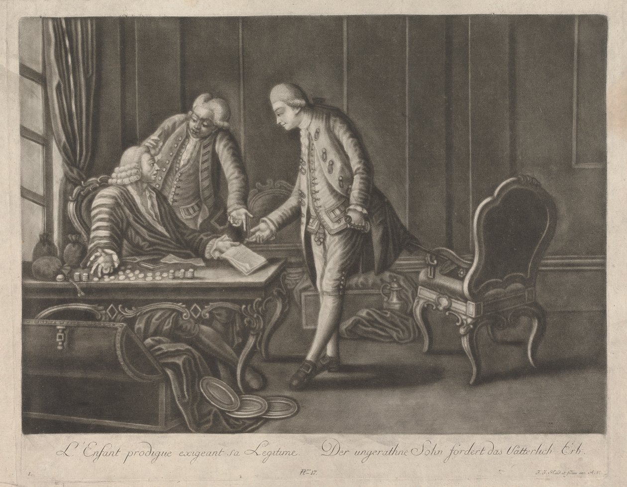 Savurgan Oğul meşruiyetini talep ediyor by Johann Jacobus Haid