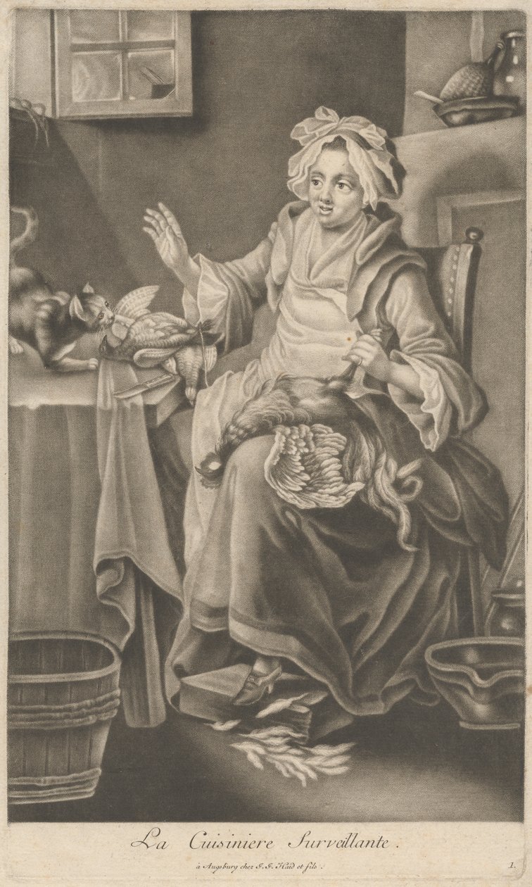 gözetmen aşçı by Johann Jacobus Haid
