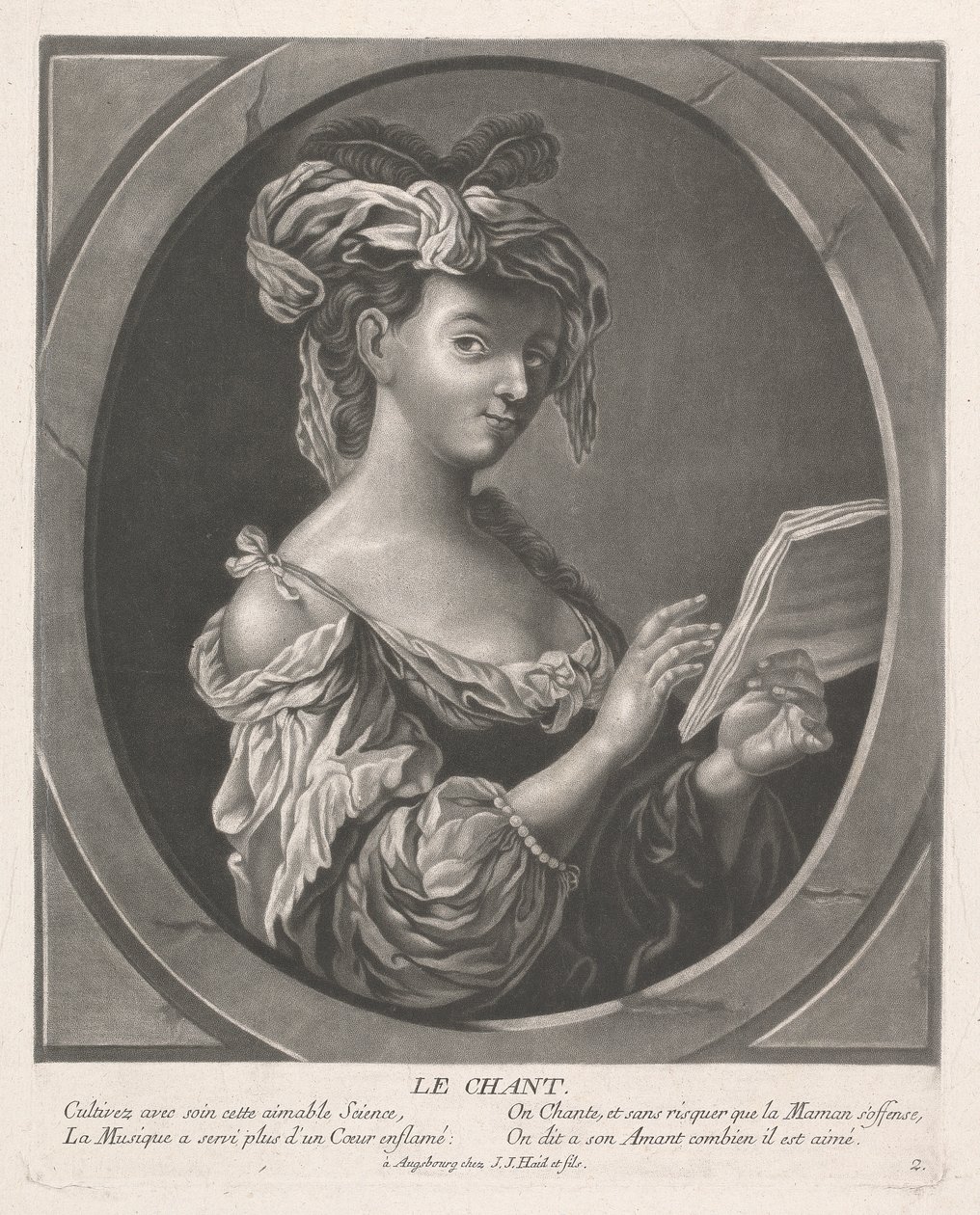 Şarkı söyleme by Johann Jacobus Haid