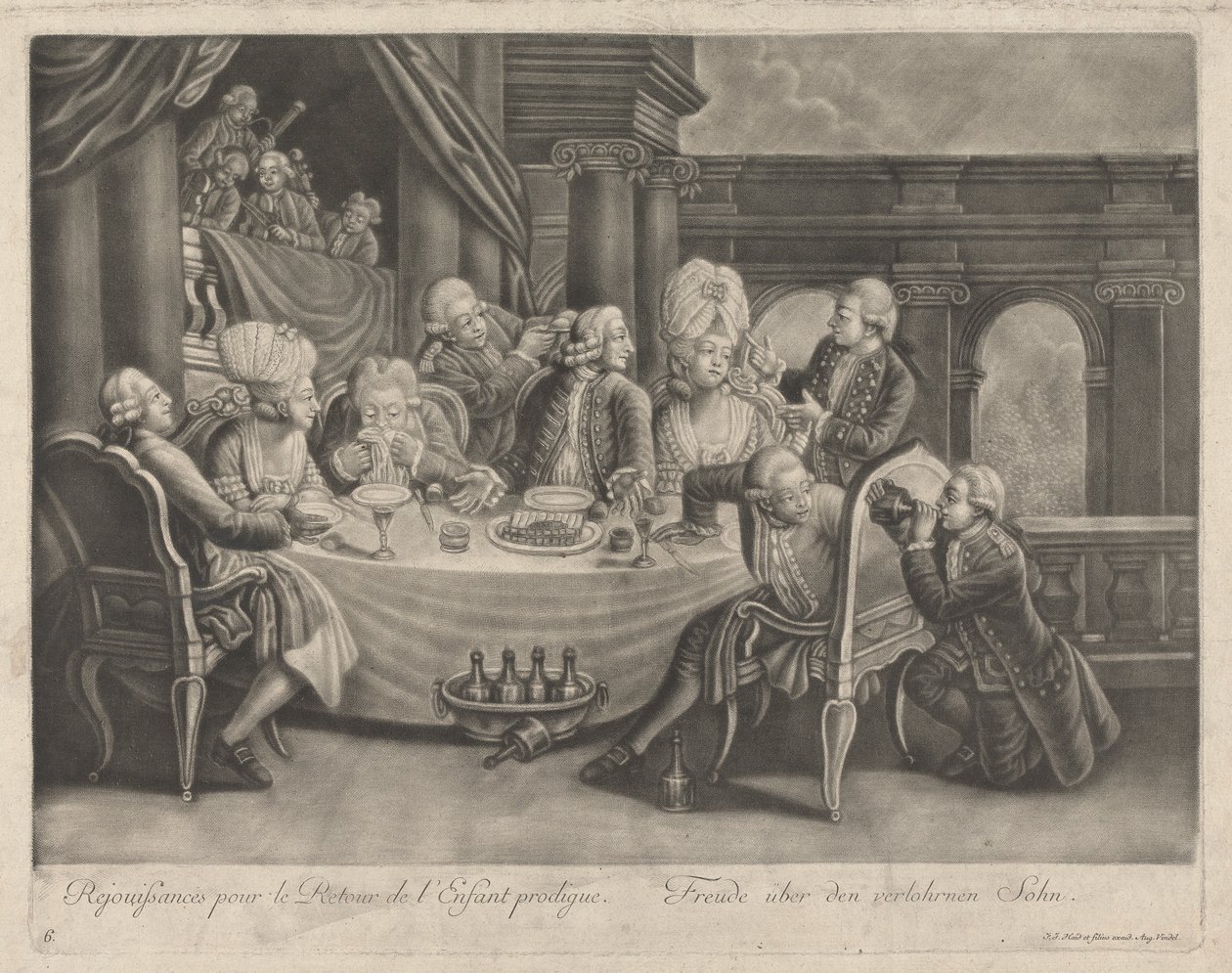 Savurgan Oğul'un Dönüşü Kutlamaları by Johann Jacobus Haid
