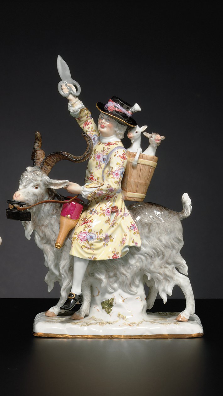 Galli Terzinin Meissen figürü, 19. / 20. yüzyılın sonu (porselen) by Johann Joachim (after) Kändler