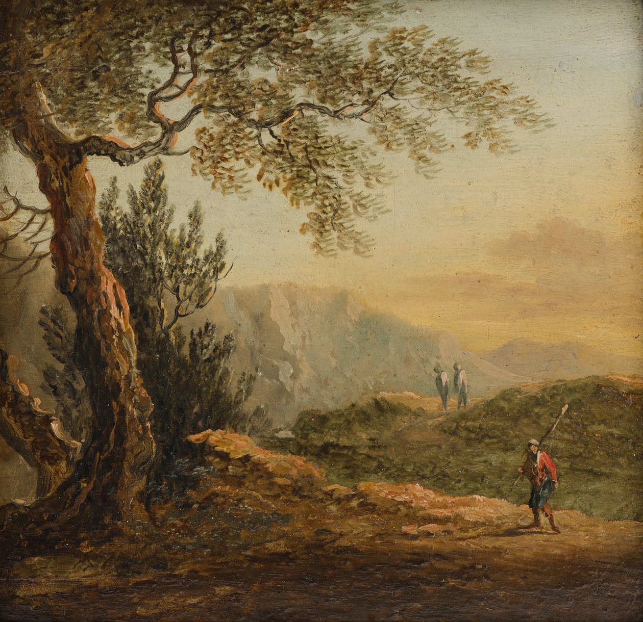 dağ manzarası by Johann Josef Schindler