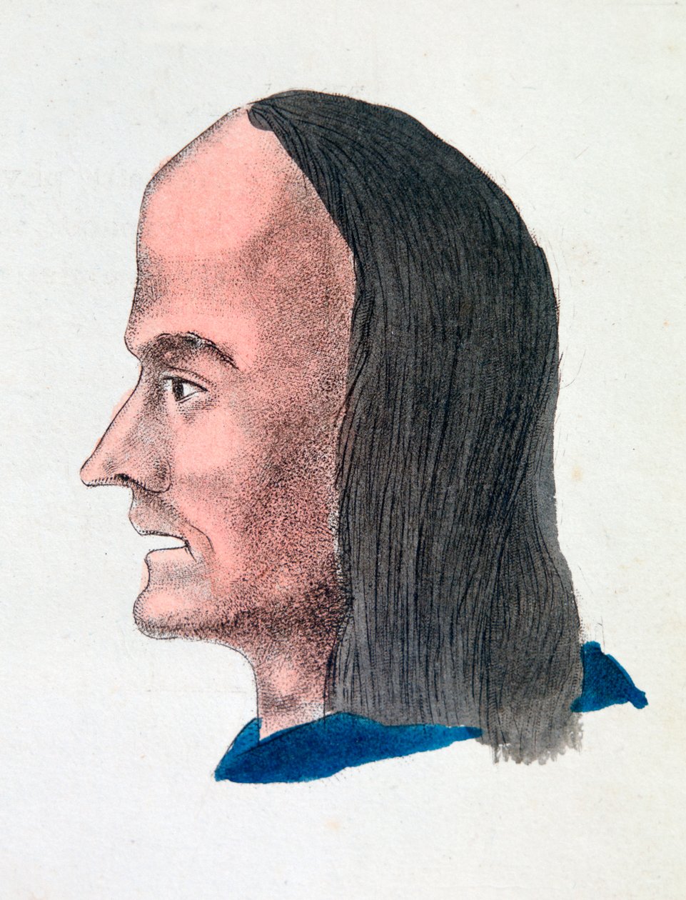 Bir mokasen ayakkabısının yüz özellikleri, 1808 by Johann Kaspar Lavater