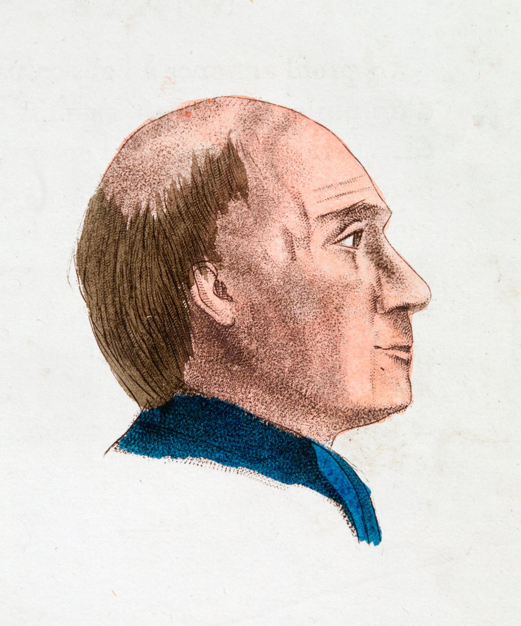 Felsefi ve derin bir kişinin yüz özellikleri, 1808 by Johann Kaspar Lavater