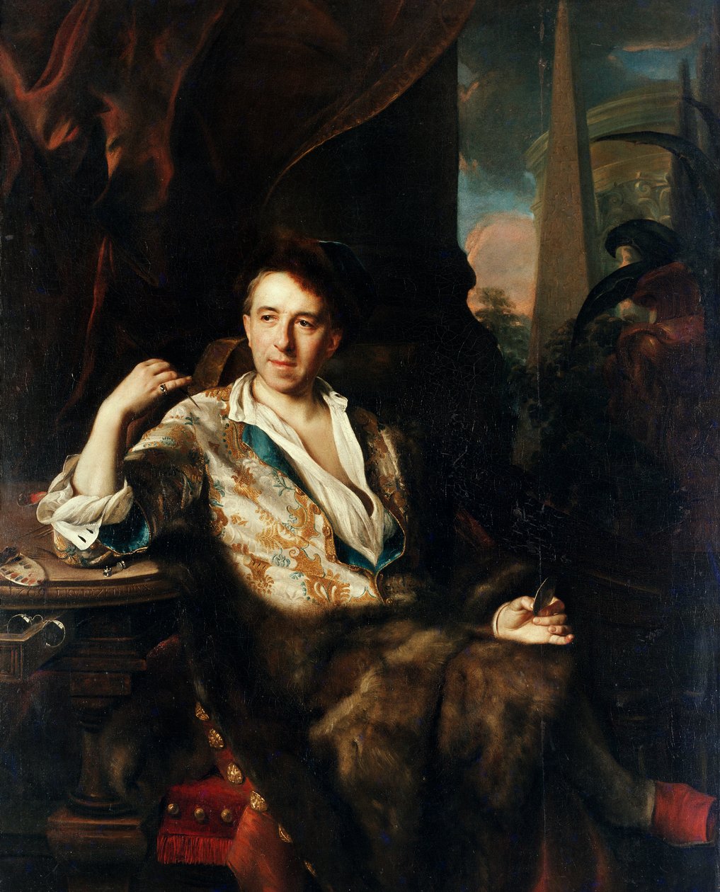 Karel Bruni'nin minyatür portresi by Johann Kupetzky