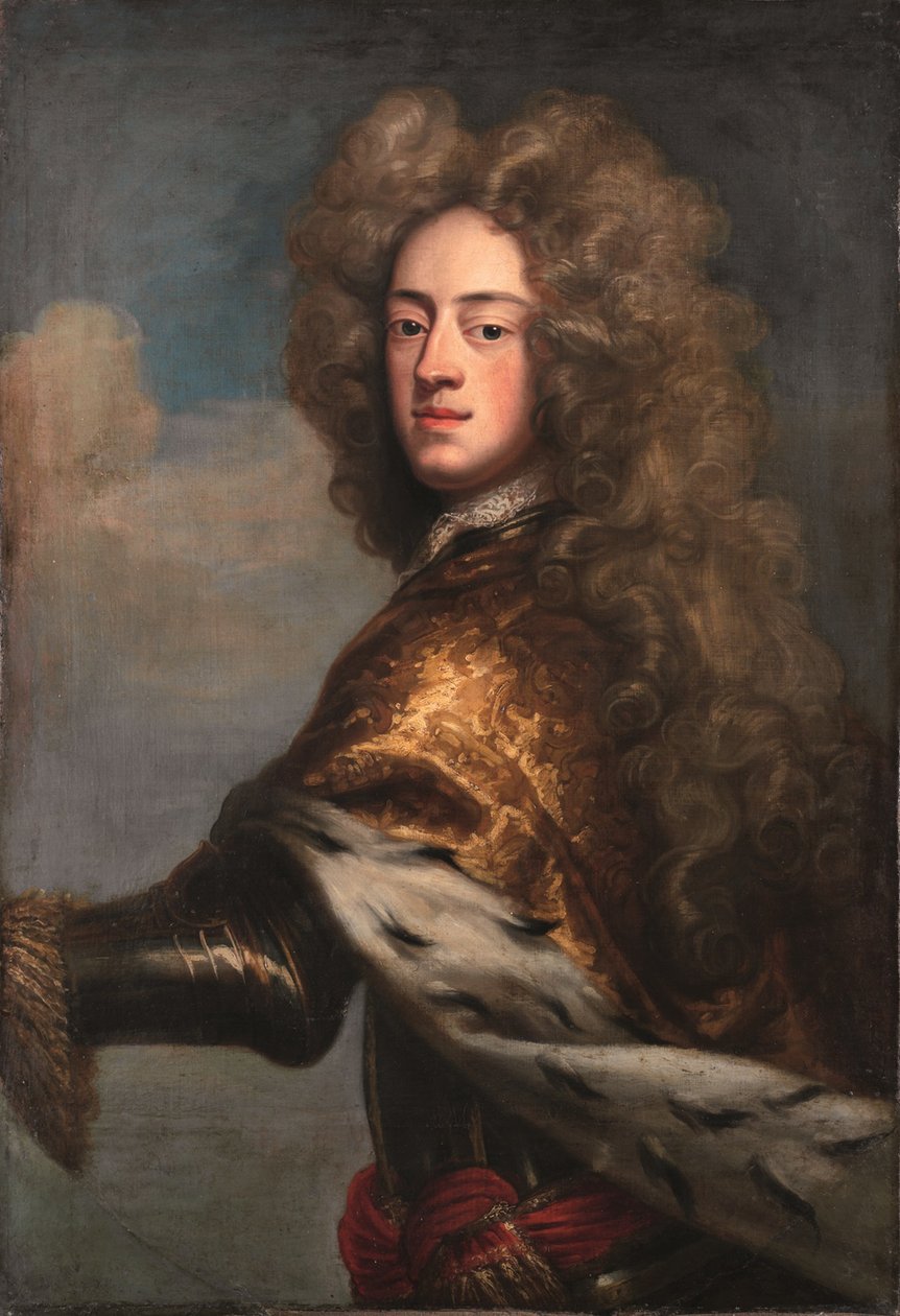 George II Galler Prensi olarak by Johann Leonhard Hirschmann