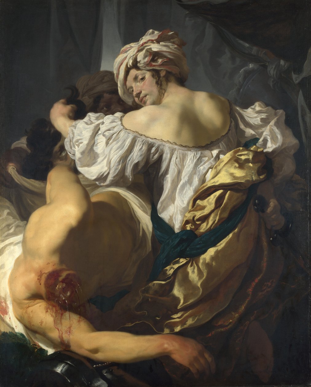 Holofernes Çadırında Judith, c. 1622 by Johann Liss