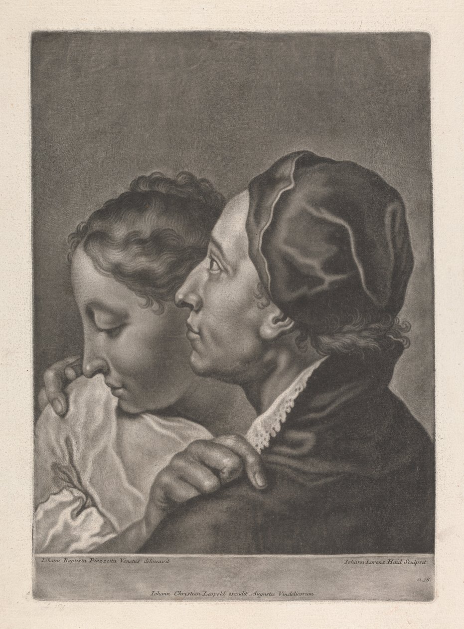 Bir Erkek ve Kadının Portresi by Johann Lorenz Haid