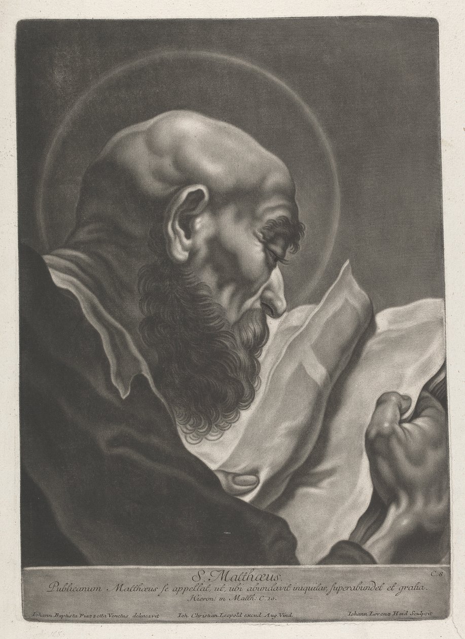 S. Matthaeus by Johann Lorenz Haid