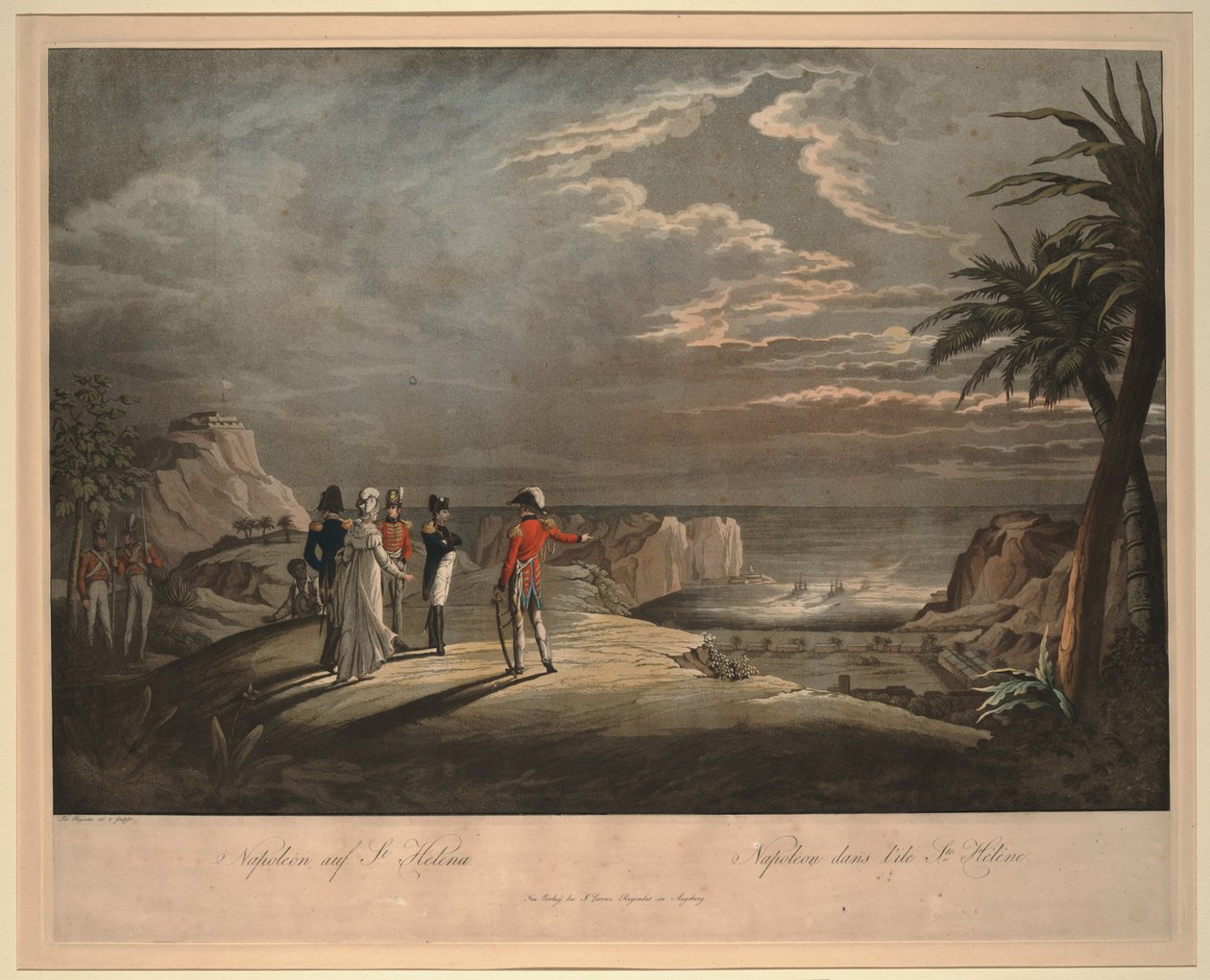 Napolyon Bonapart, Saint Helena adasında by Johann Lorenz Rugendas the Younger