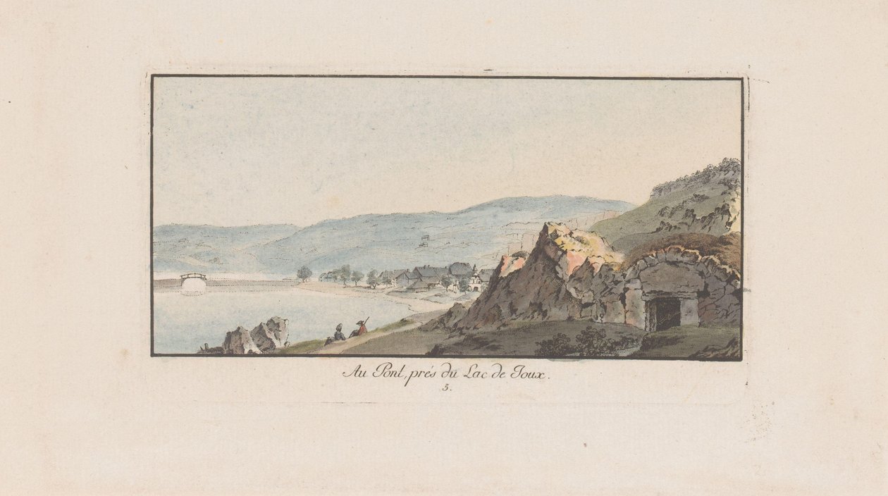 Lac de Joux üzerinde Le Pont