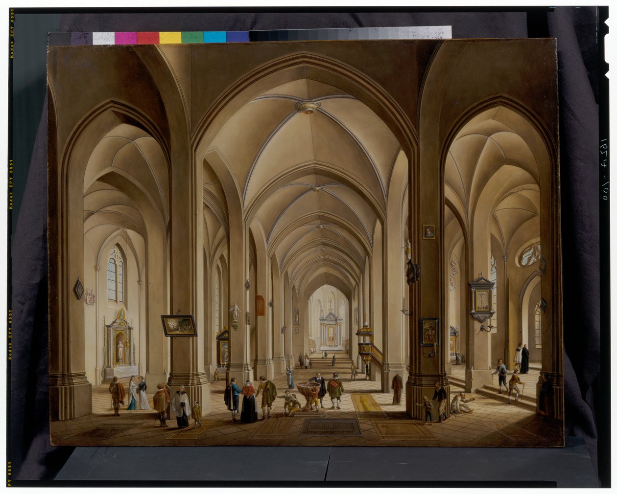 Kilise iç by Johann Ludwig Ernst Morgenstern
