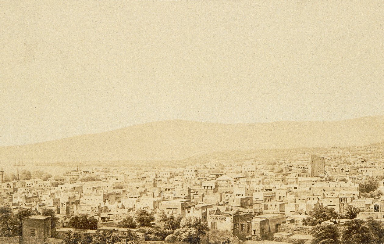 Beyrut. Bernatz ve diğerleri tarafından gravür - Steinkopk J.F. Editör by Johann Martin Bernatz