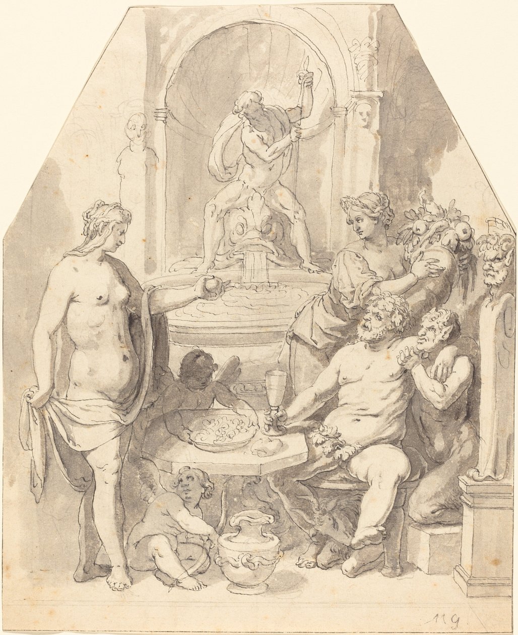 Ceres ve Bacchus Olmadan Venüs Donar by Johann Matthias Kager